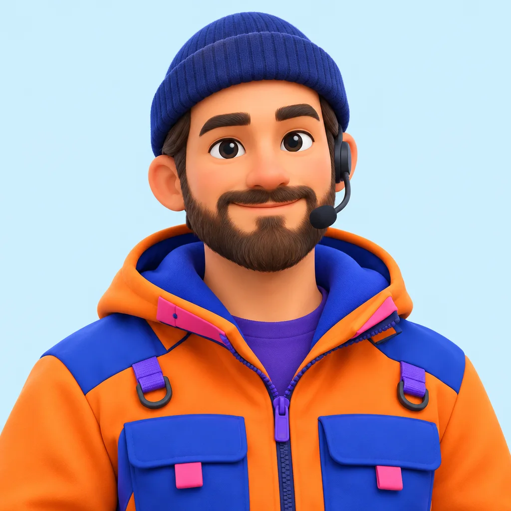 Illustrated DevOps engineer character