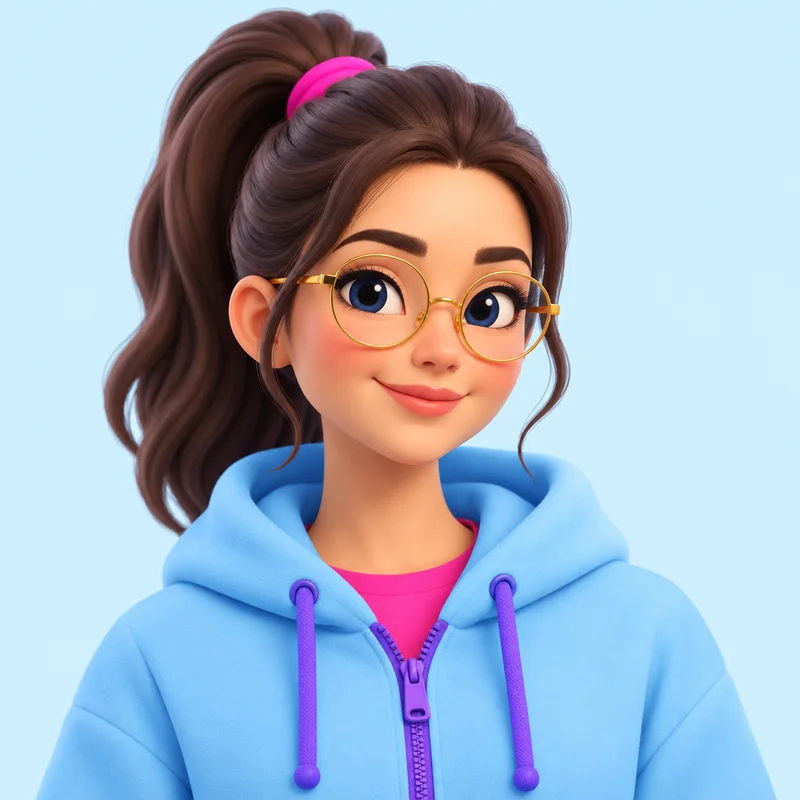 Illustrated frontend developer character